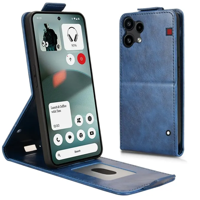 Housse Nothing Phone (3a) Lite Ouverture Verticale avec Porte-Carte