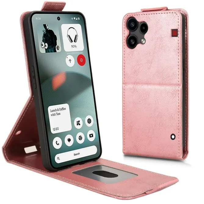 Housse Nothing Phone (3a) Lite Ouverture Verticale avec Porte-Carte