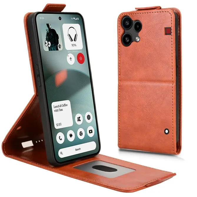 Housse Nothing Phone (3a) Lite Ouverture Verticale avec Porte-Carte