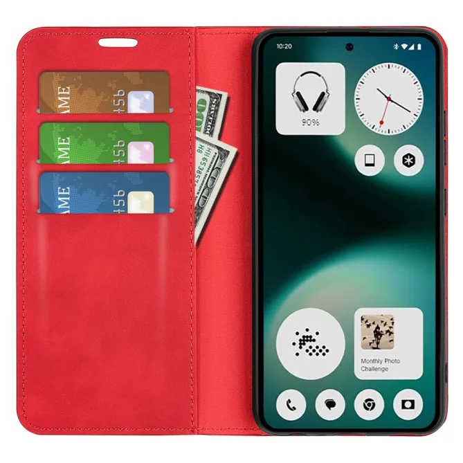 Flip Cover Nothing Phone (3a) Lite Simili Cuir Stand Case