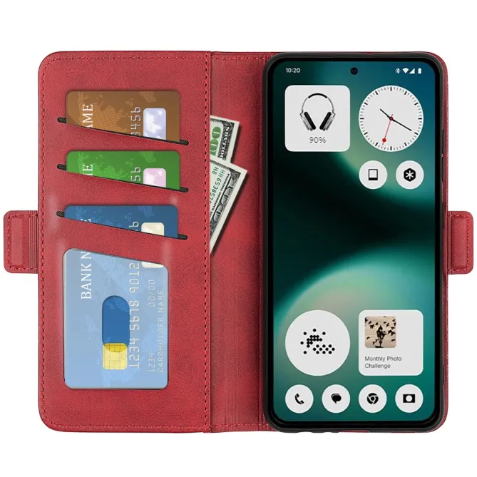 Housse Nothing Phone (3a) Lite revêtement simili cuir mat