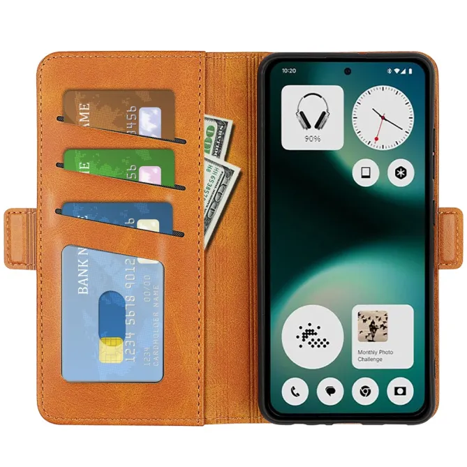 Housse Nothing Phone (3a) Lite revêtement simili cuir mat