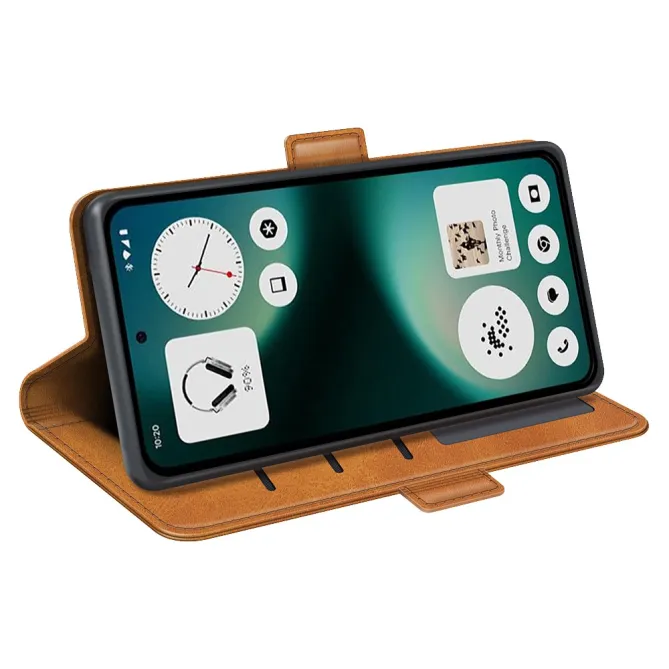 Housse Nothing Phone (3a) Lite revêtement simili cuir mat