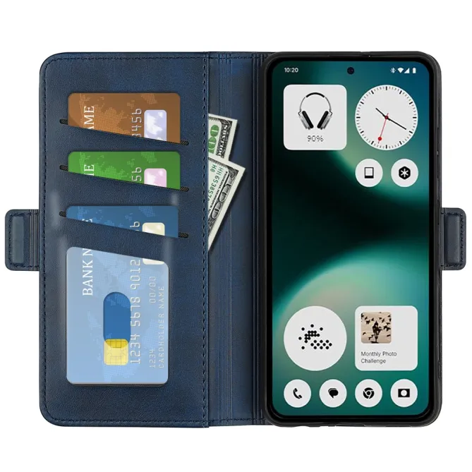 Housse Nothing Phone (3a) Lite revêtement simili cuir mat