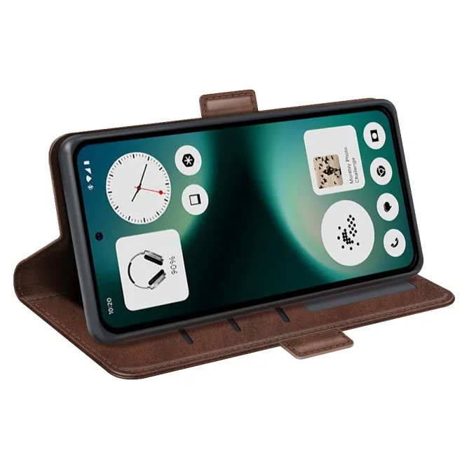 Housse Nothing Phone (3a) Lite revêtement simili cuir mat