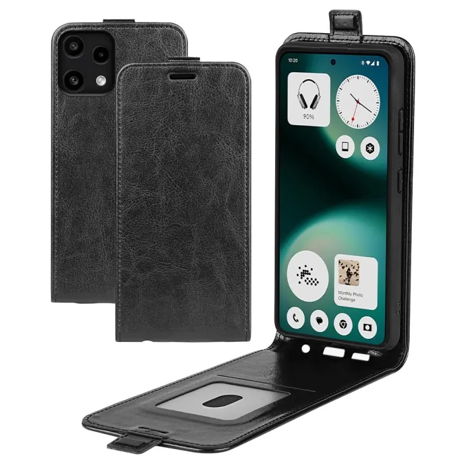 Housse Verticale Nothing Phone (3a) Lite à Clapet Magnétique avec Porte-Carte