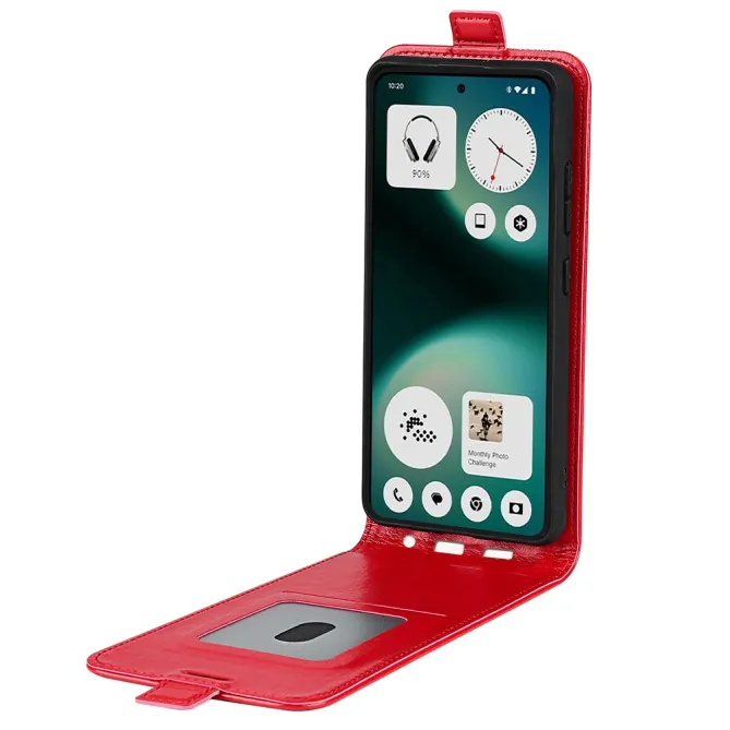 Housse Verticale Nothing Phone (3a) Lite à Clapet Magnétique avec Porte-Carte