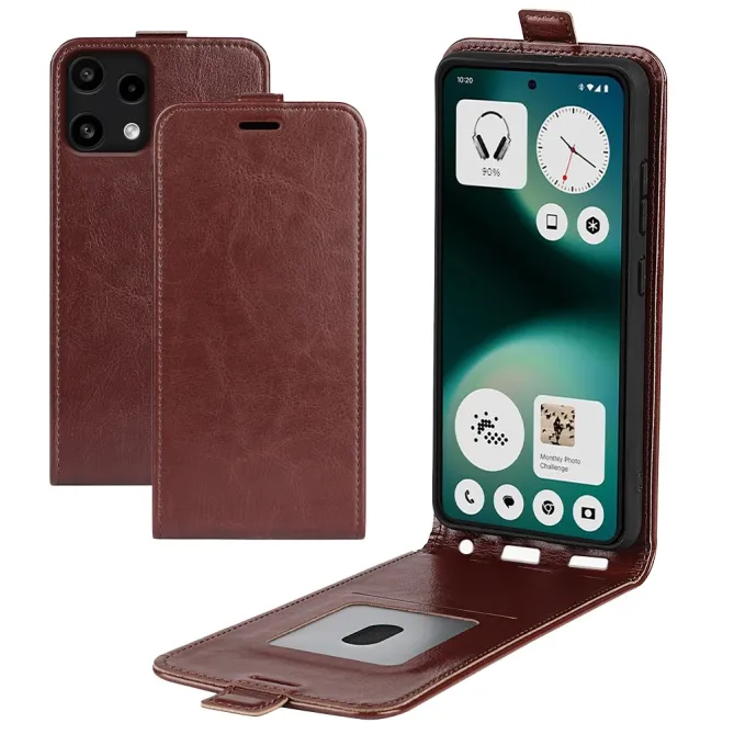 Housse Verticale Nothing Phone (3a) Lite à Clapet Magnétique avec Porte-Carte