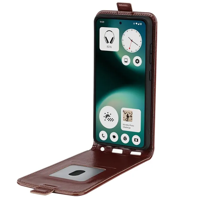 Housse Verticale Nothing Phone (3a) Lite à Clapet Magnétique avec Porte-Carte