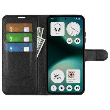 Coque Nothing Phone (3a) Lite Simili Cuir Antichoc Protection 3