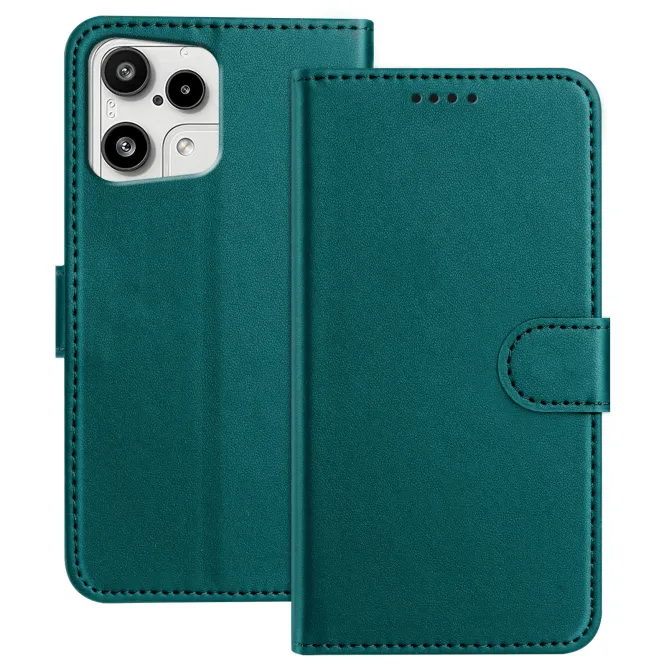 Housse Nothing Phone (3a) Lite Effet Cuir avec Coutures Apparentes