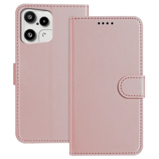 Housse Nothing Phone (3a) Lite Effet Cuir avec Coutures Apparentes