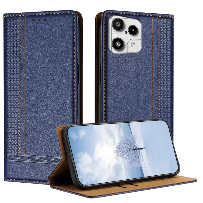 Flip Cover Nothing Phone (3a) Lite Lignes Structurées avec Porte-Cartes