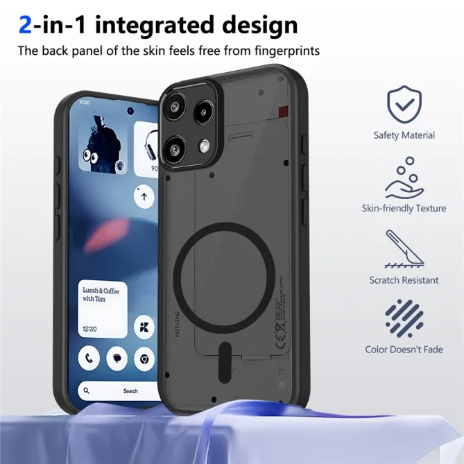 Coque Nothing Phone (3a) Lite Revêtement Mat Magnétique