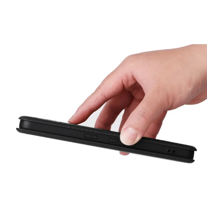 Flip Cover Nothing Phone (3a) Lite Simili Cuir Style Fibre de Carbone