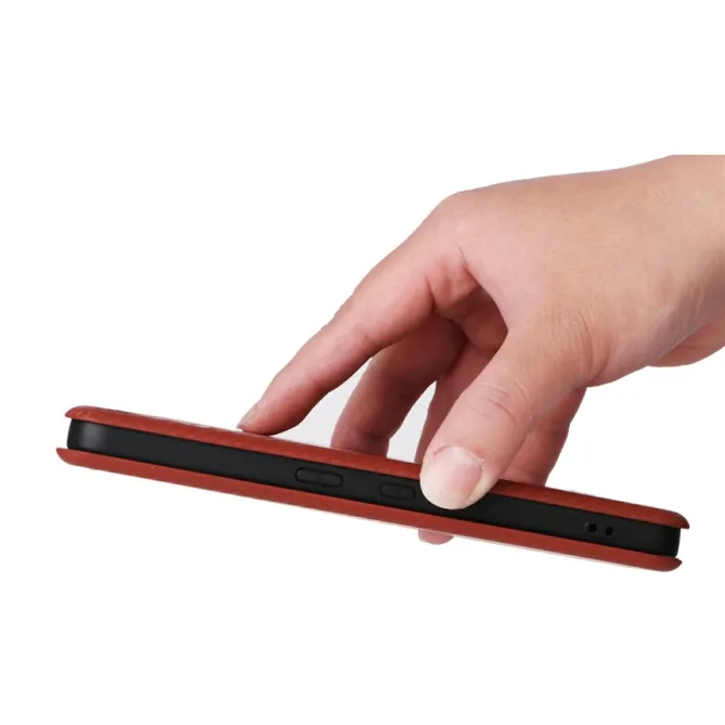 Flip Cover Nothing Phone (3a) Lite Simili Cuir Style Fibre de Carbone