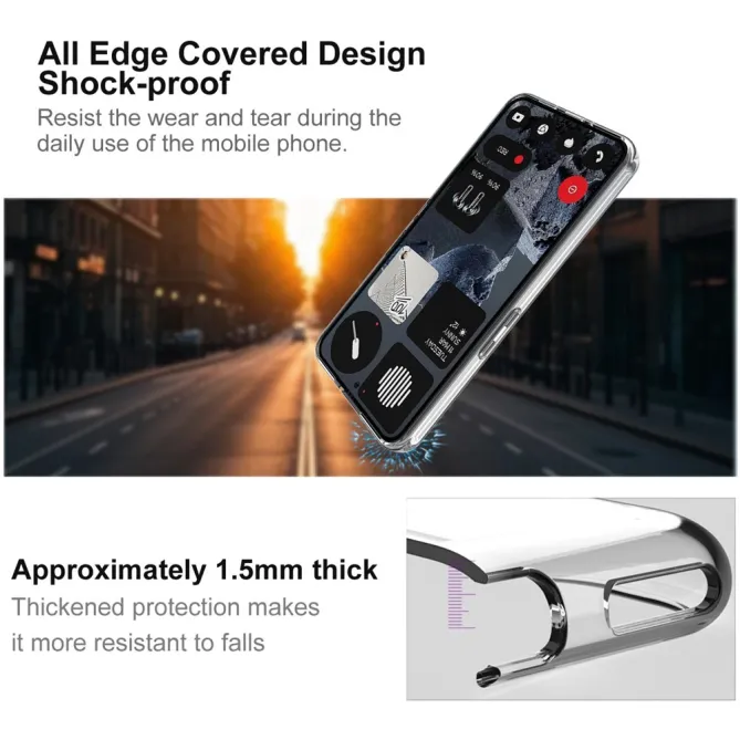 Coque Nothing Phone (3a) Lite UX-10 Series Transparente