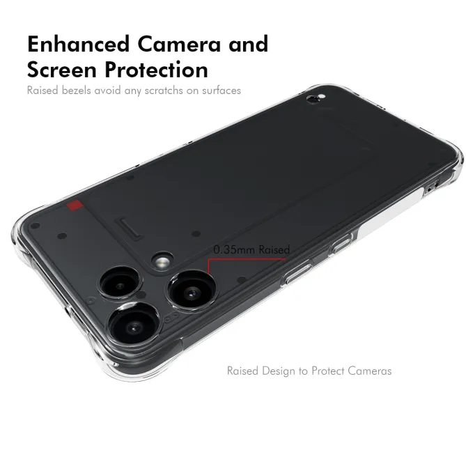 Coque Nothing Phone (3a) Lite Transparente Antichoc avec Coins Renforcés