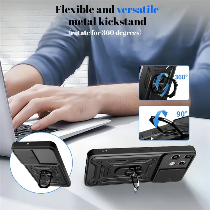 Coque Nothing Phone (3a) Lite Shield Pro avec Cache Caméra et Anneau