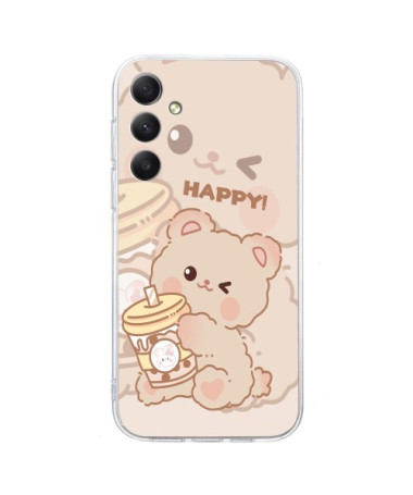 Coque pour Samsung Galaxy A05s 4G Petit Ours Joyeux