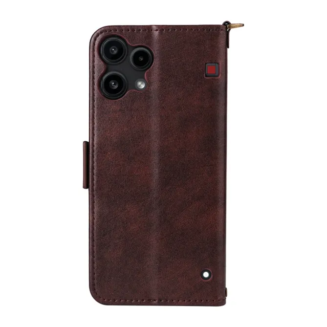 Housse Nothing Phone (3a) Lite Portefeuille avec Bandoulière et Poche Frontale