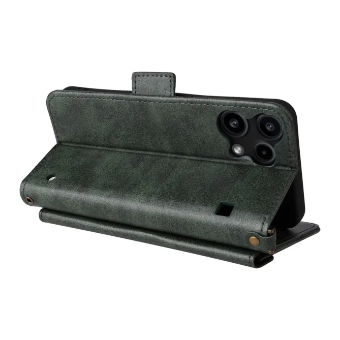 Housse Nothing Phone (3a) Lite Portefeuille avec Bandoulière et Poche Frontale