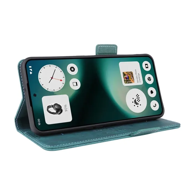 Housse Nothing Phone (3a) Lite Portefeuille avec Bijou de Finition
