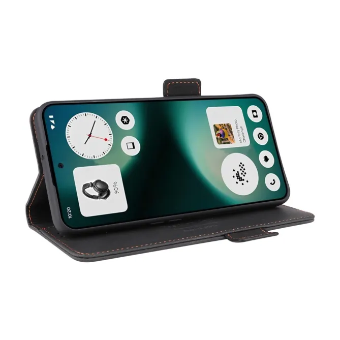 Housse Nothing Phone (3a) Lite Portefeuille avec Bijou de Finition