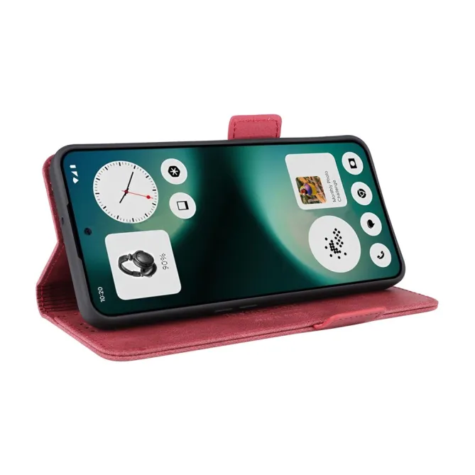 Housse Nothing Phone (3a) Lite Portefeuille avec Bijou de Finition
