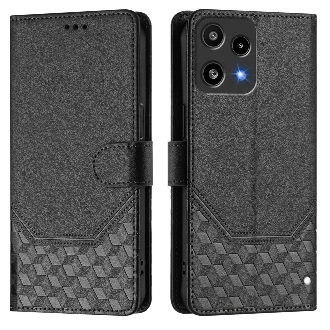 Housse Nothing Phone (3a) Lite Portefeuille Motif Géométrique Relief