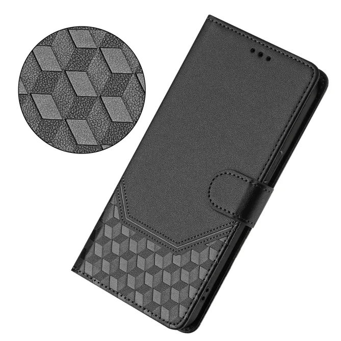 Housse Nothing Phone (3a) Lite Portefeuille Motif Géométrique Relief