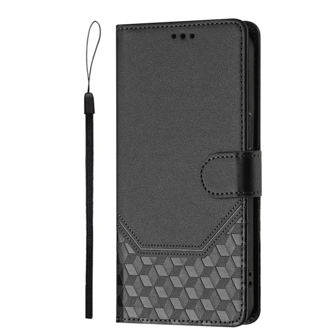 Housse Nothing Phone (3a) Lite Portefeuille Motif Géométrique Relief