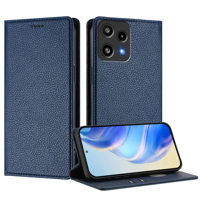 Flip Cover Nothing Phone (3a) Lite Portefeuille RFID Effet Cuir Litchi