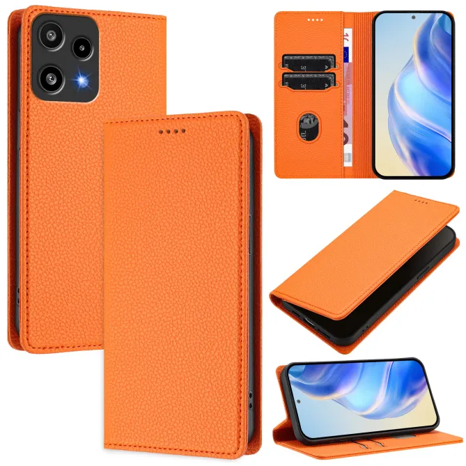 Flip Cover Nothing Phone (3a) Lite Portefeuille RFID Effet Cuir Litchi