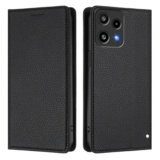 Flip Cover Nothing Phone (3a) Lite Portefeuille RFID Effet Cuir Litchi