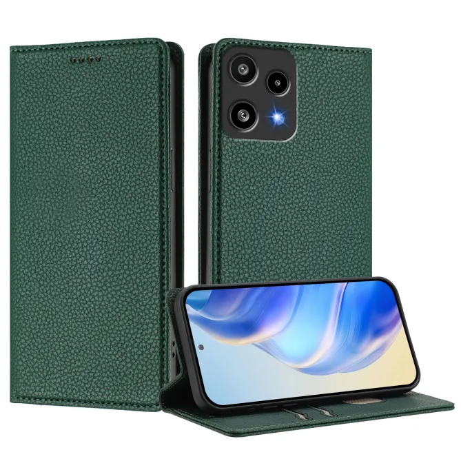 Flip Cover Nothing Phone (3a) Lite Portefeuille RFID Effet Cuir Litchi