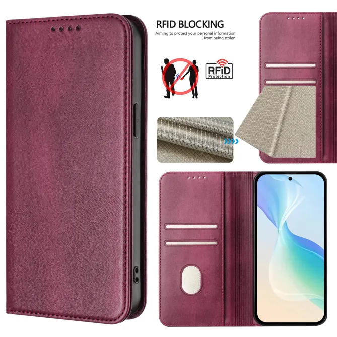 Flip Cover Nothing Phone (3a) Lite Portefeuille RFID Effet Cuir Vintage