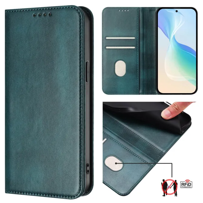 Flip Cover Nothing Phone (3a) Lite Portefeuille RFID Effet Cuir Vintage