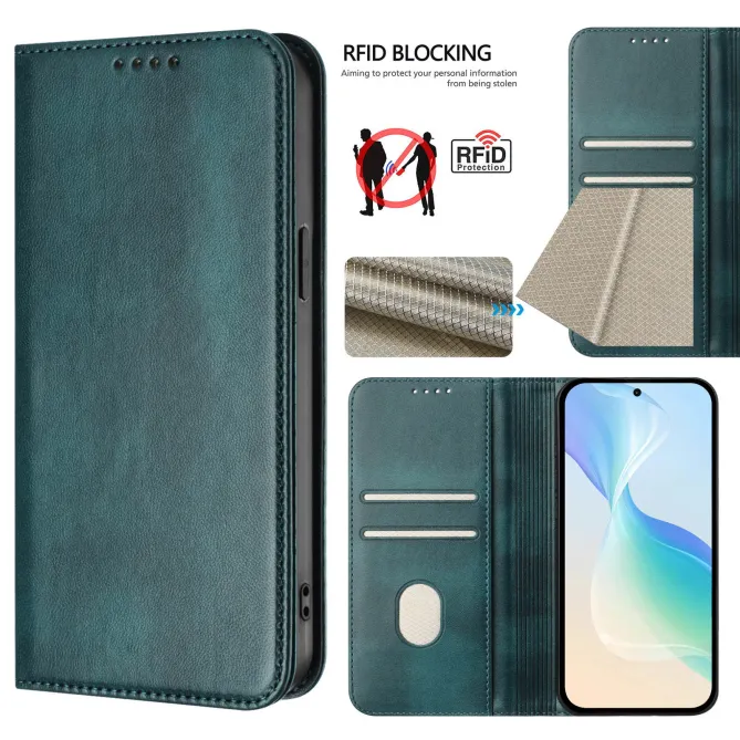 Flip Cover Nothing Phone (3a) Lite Portefeuille RFID Effet Cuir Vintage