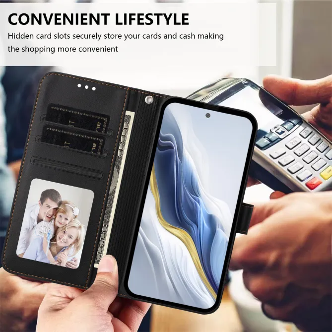 Housse Nothing Phone (3a) Lite Portefeuille Classique avec Dragonne