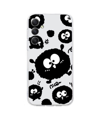 Coque Samsung Galaxy A05s Motif Moutons Noirs