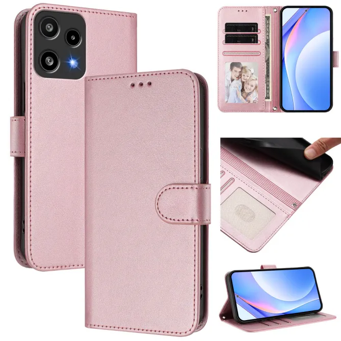 Housse Nothing Phone (3a) Lite Portefeuille RFID Effet Cuir Grainé