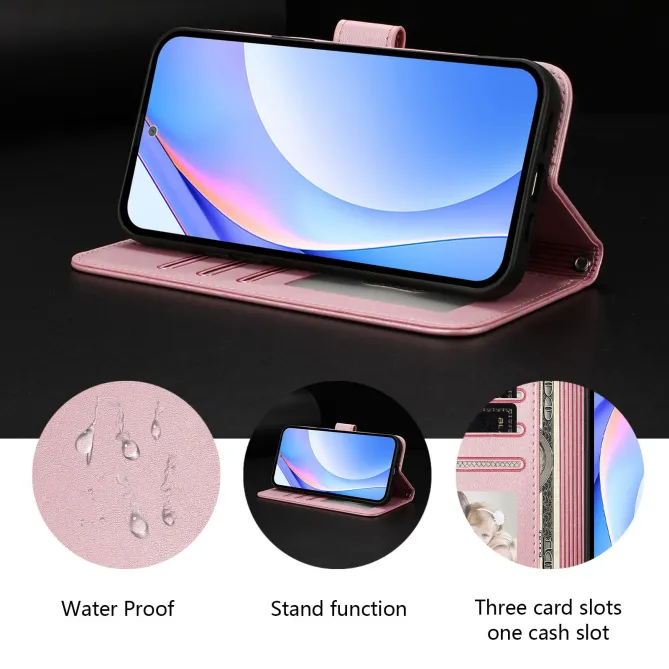 Housse Nothing Phone (3a) Lite Portefeuille RFID Effet Cuir Grainé