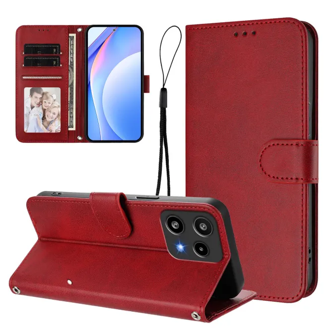 Housse Nothing Phone (3a) Lite Portefeuille RFID Effet Cuir Grainé