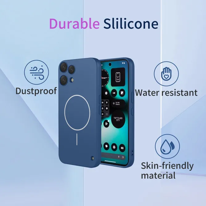 Coque Nothing Phone (3a) Lite Magnétique Effet Silicone Soft-Touch