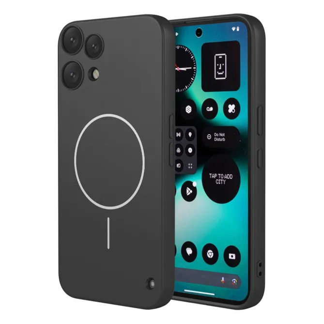 Coque Nothing Phone (3a) Lite Magnétique Effet Silicone Soft-Touch