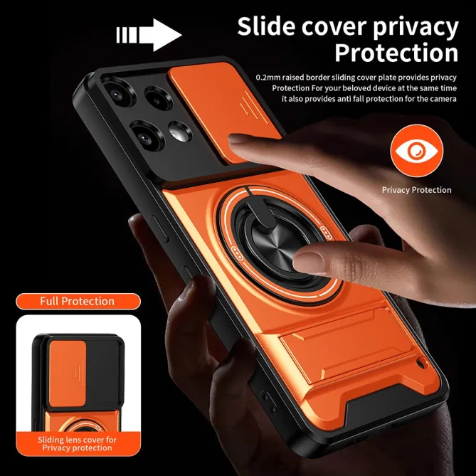 Coque Nothing Phone (3a) Lite Armor Case avec cache objectif et support