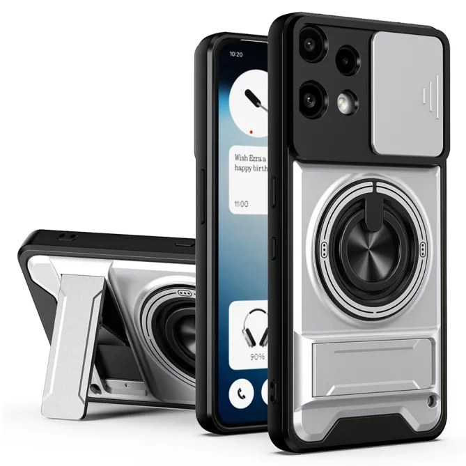 Coque Nothing Phone (3a) Lite Armor Case avec cache objectif et support