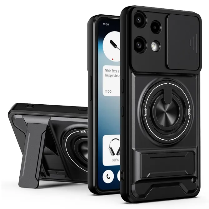 Coque Nothing Phone (3a) Lite Armor Case avec cache objectif et support