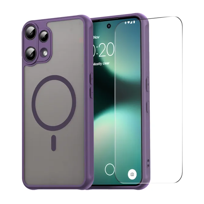 Pack Protection Nothing Phone (3a) Lite 5G Coque Magnétique et Verre Trempé 9H